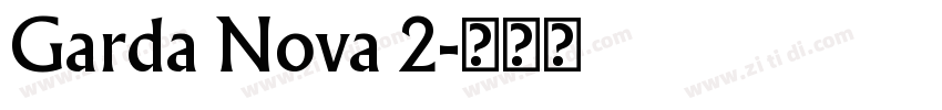 Garda Nova 2字体转换
